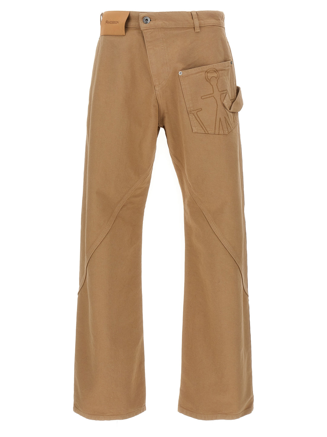 J.W. Anderson Twisted Workwear' Pants - Beige | d19c1278e804b69b0fcd54fcf5f3e53feeb56866