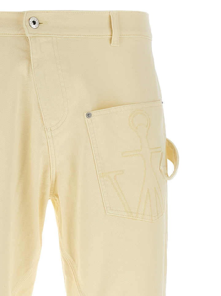 J.W. Anderson Twisted Workwear Pants - Yellow | 14164885327dc5ed6095acc225028071c9d25ebb