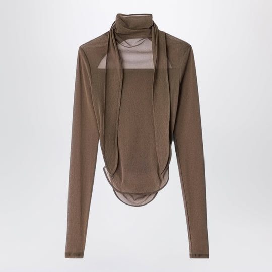 Cocoa Ballerina Jersey Top With Scarf
