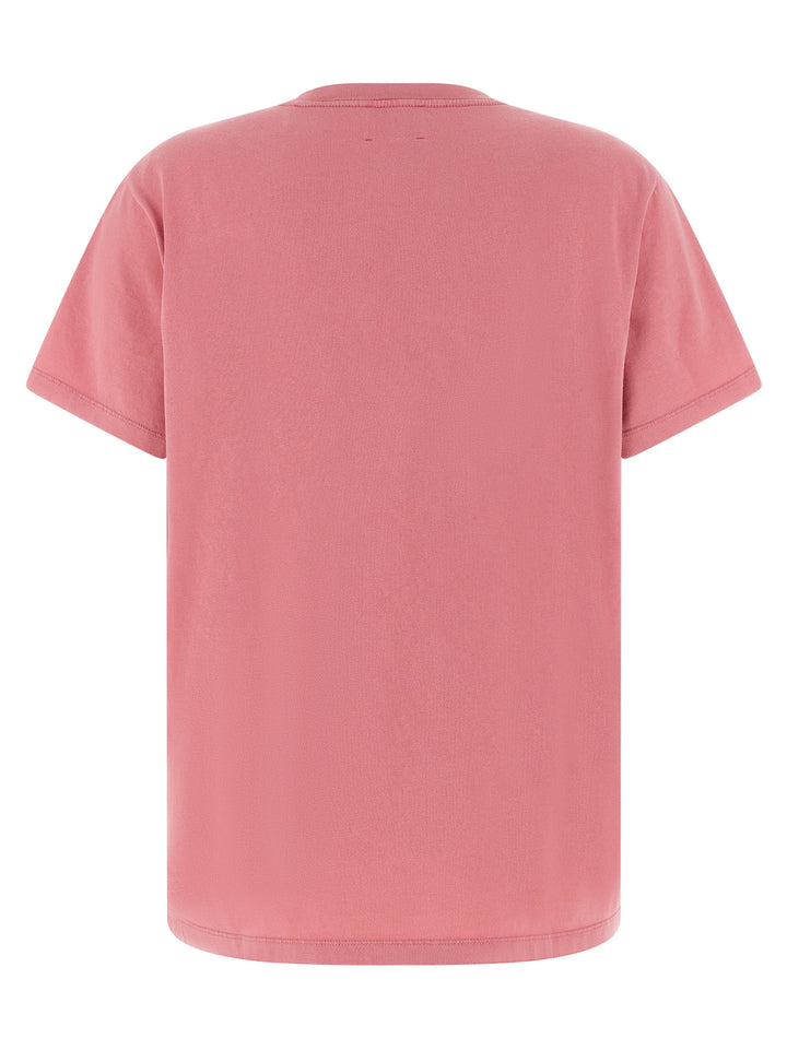 Marant Etoile Aby T-shirt - Fuchsia | 433b40caf6c583192bf9267c7552361e0e75e5c5