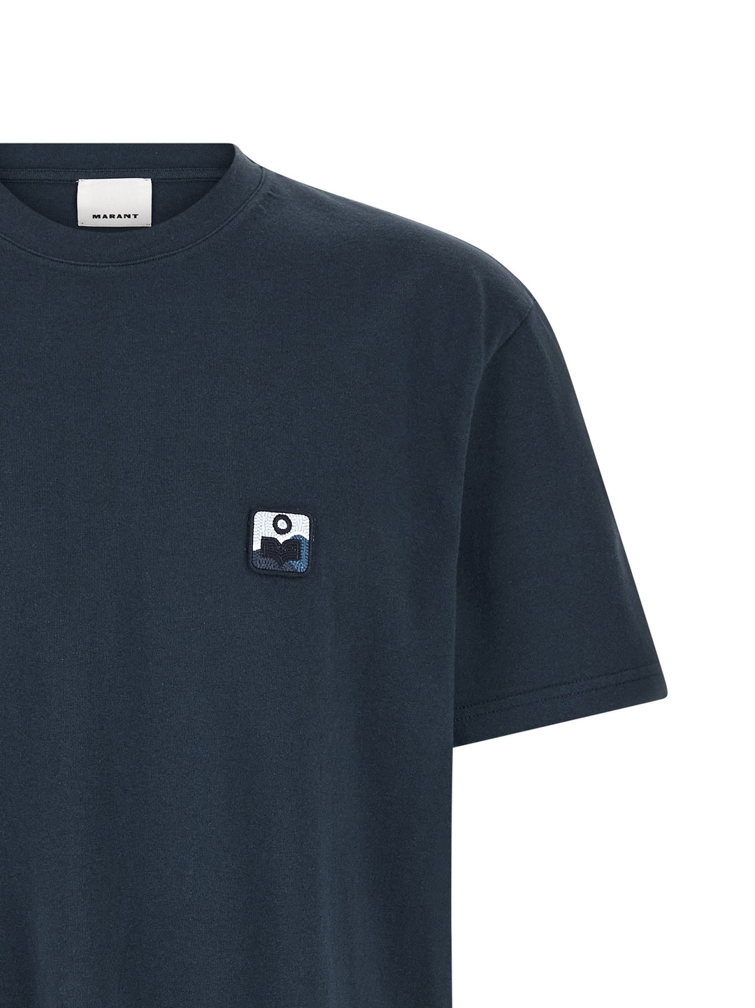 Marant Hugo T-shirt - Blue | 71c5b436a7de5c05cece39598bb02529e49ed533