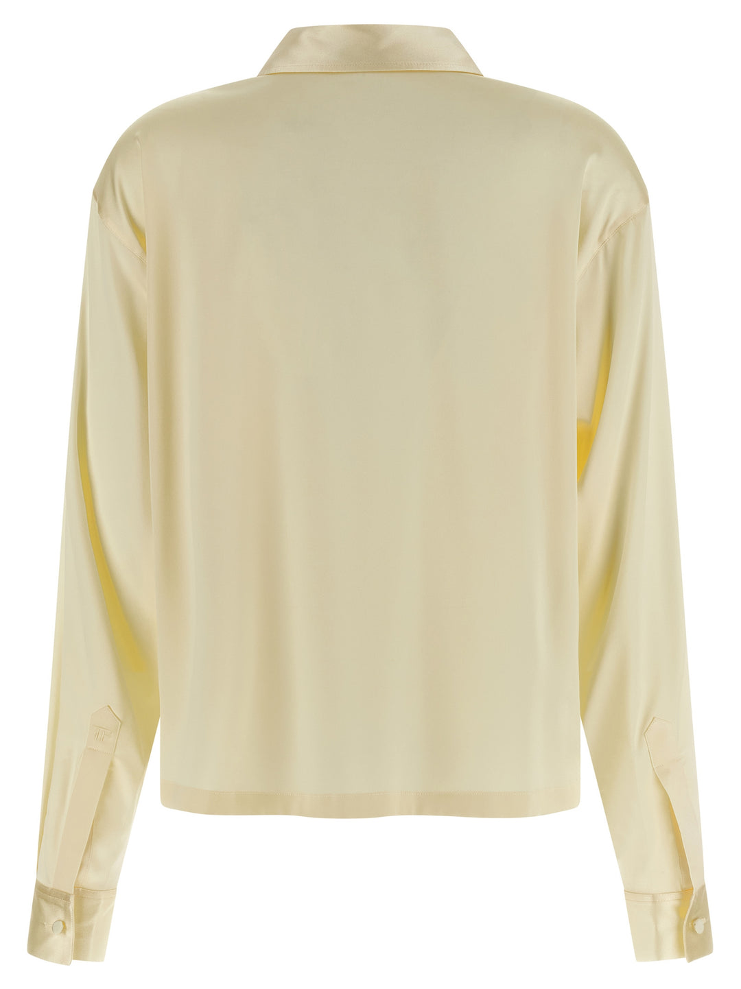 Tom Ford Silk  Shirt Polo - Yellow | 95d9e9e63211f61f7347193a932bde18ba6ff71a