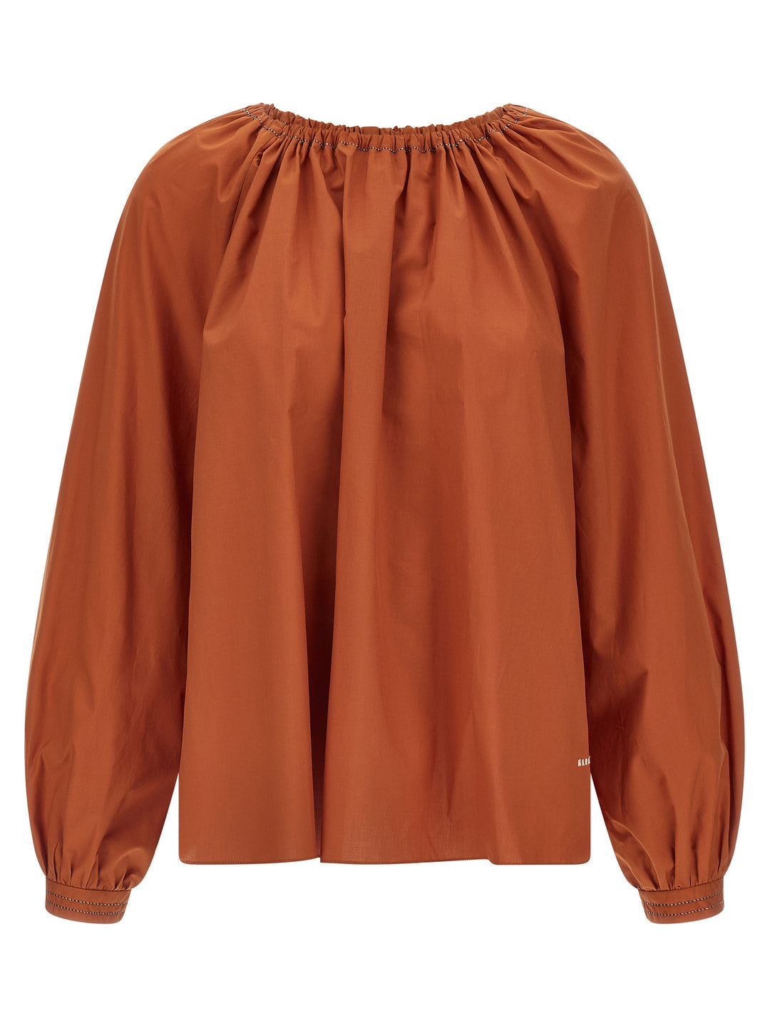 Marni Boat Neck Blouse Shirt and Blouse - Orange | da6b3aaaa133fa17bdf356b36b1cb906786a834b