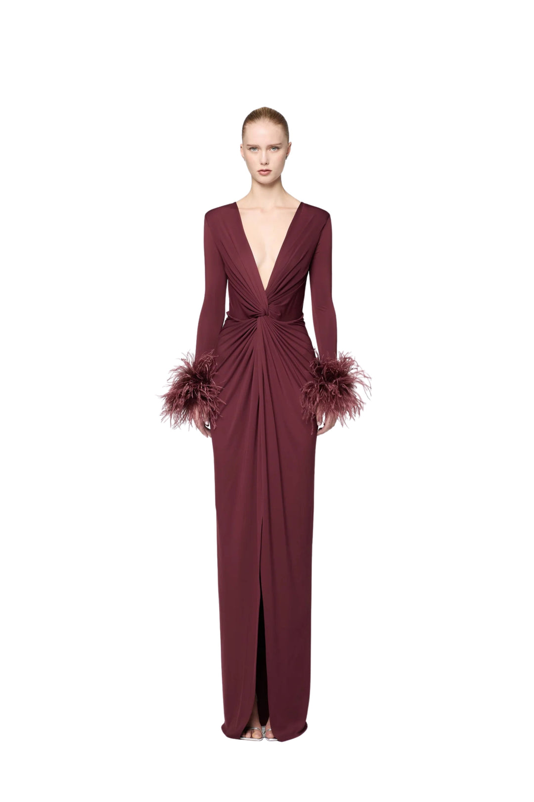 Amber Ares Bordeaux Dress