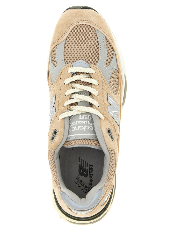 New Balance Made In Uk 991v2 Sneakers - Beige | 69183646ff3b76eb45a215652c4e03cb34abbf52