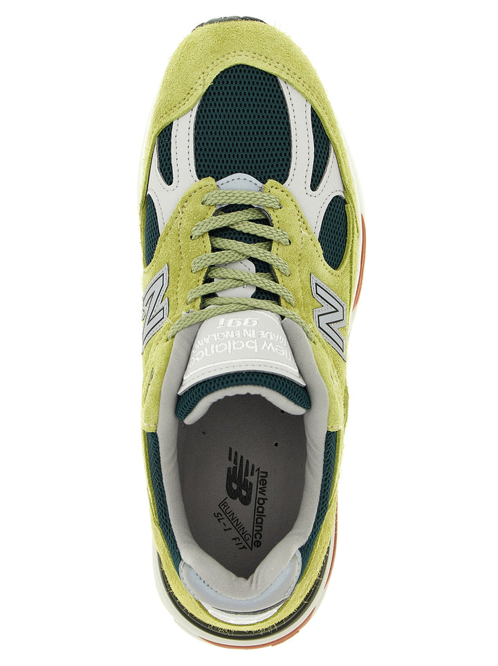 New Balance Made In Uk 991v2 Sneakers - Green | 499c13cdb5e391df45a8122963a59eacab590bcf