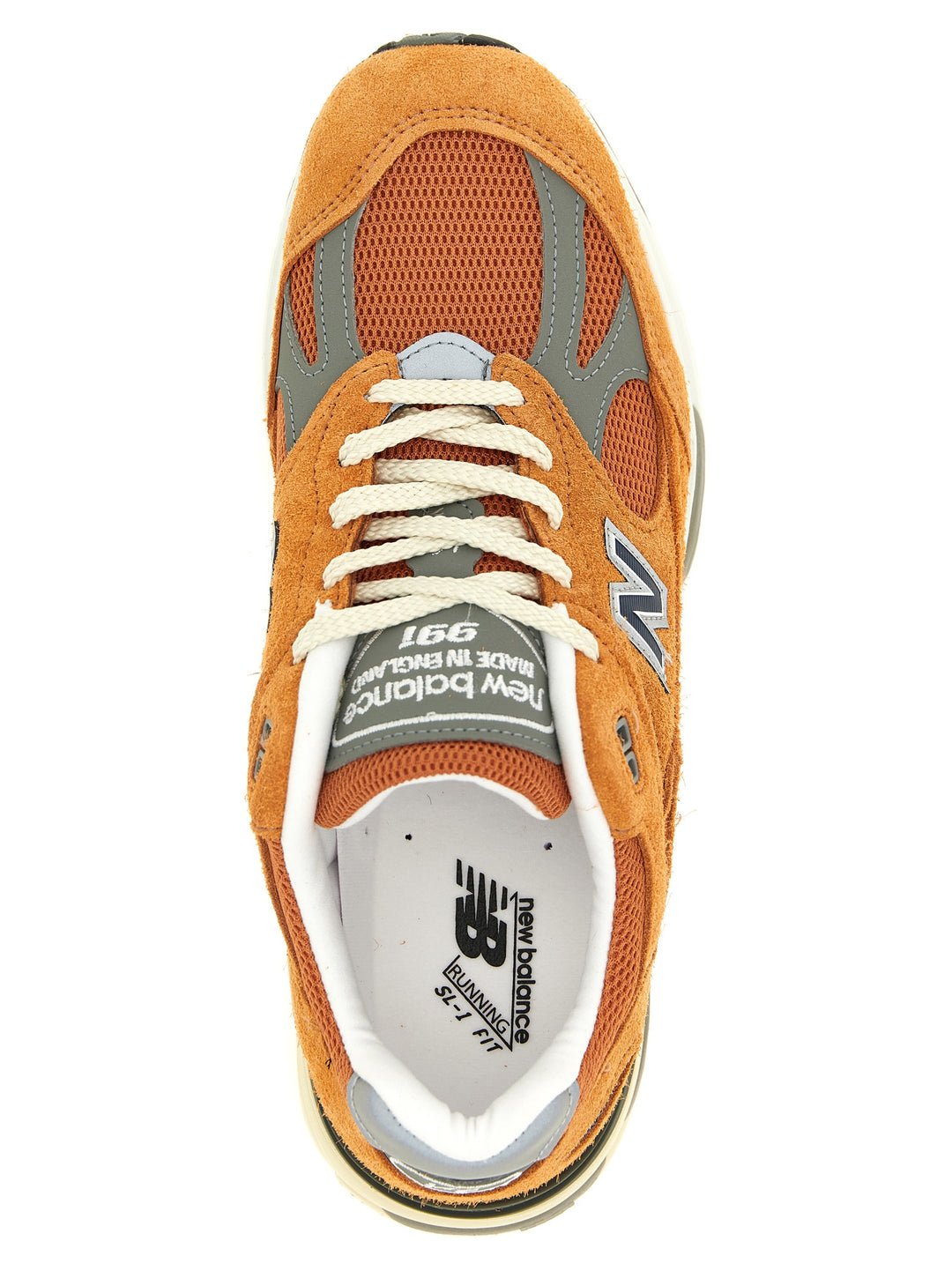 New Balance Made In Uk 991v2 Sneakers - Orange | 59460c5322c8369b7e410cb0426f7aa51ab7cdec