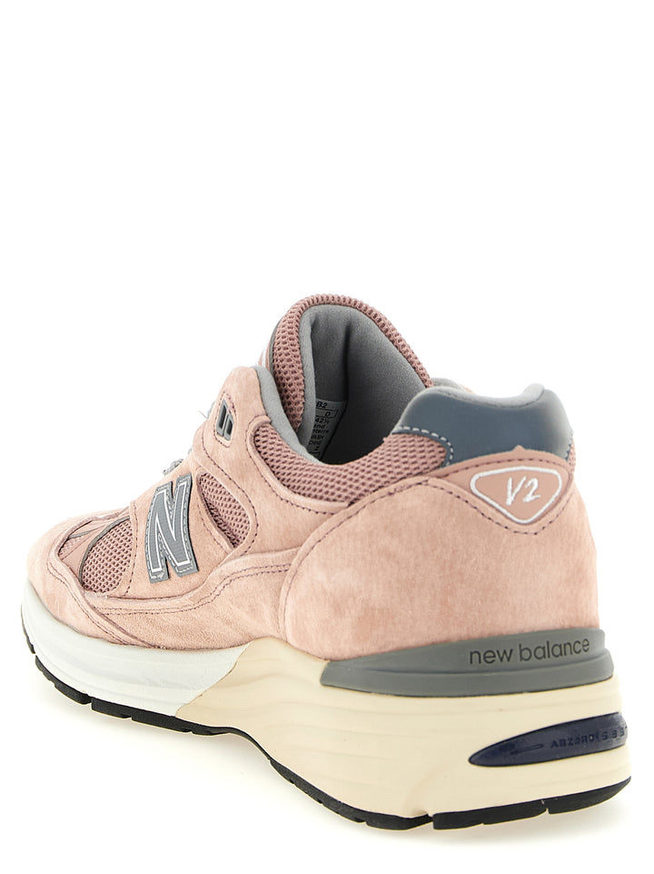 New Balance Made In Uk 991v2 Sneakers - Pink | 7a4a03e0b302c98f2ed4e832754c917992271d4a
