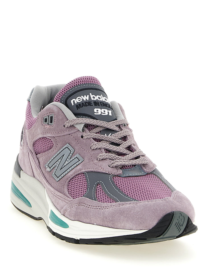 New Balance Made In Uk 991v2 Sneakers - Purple | 881382487e983ed16176f7054d794be8174ec15d