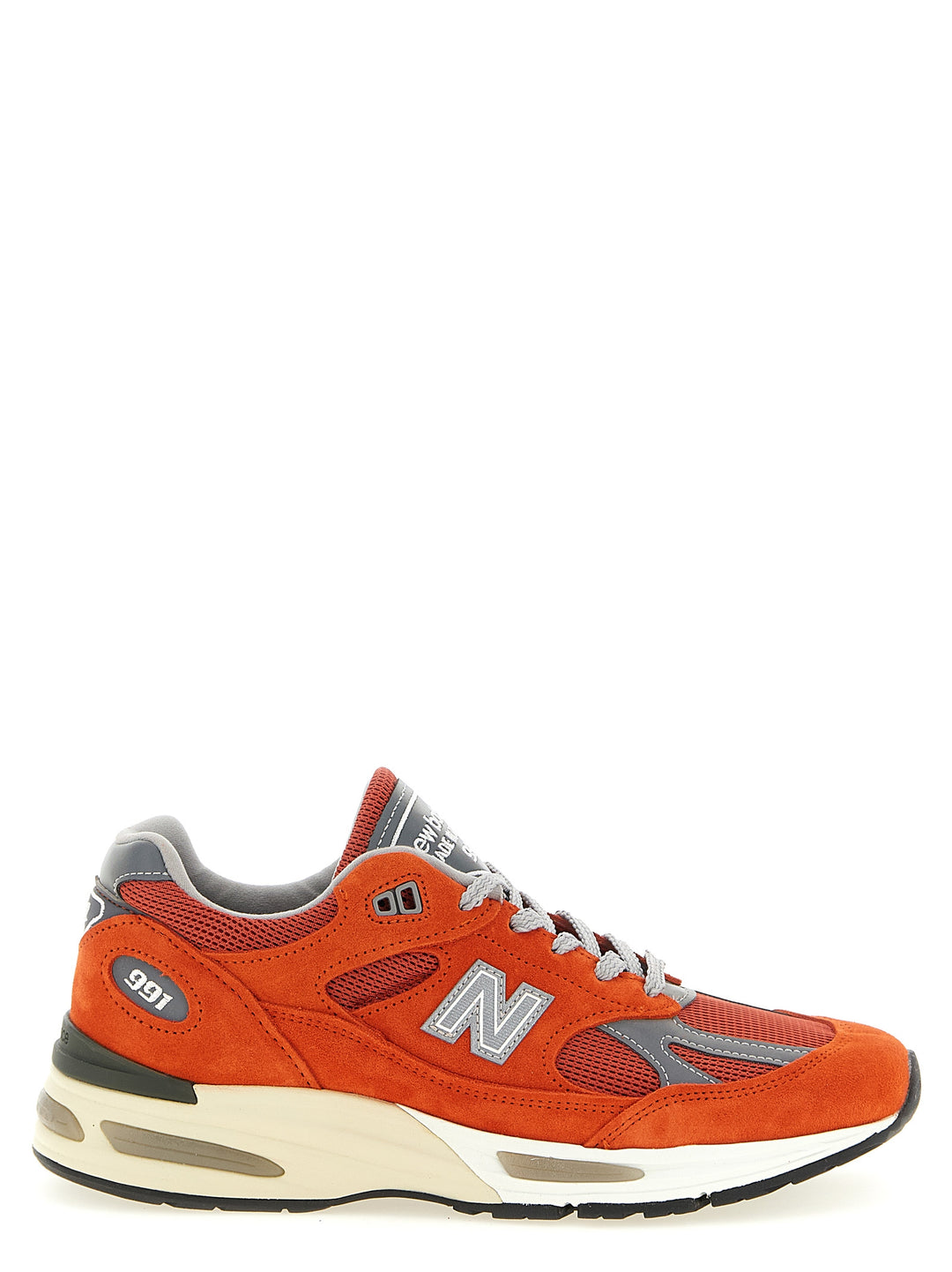 New Balance Made In Uk 991v2 Sneakers - Orange | bf0596cfe659e354dc60b2b00874dca78b011018