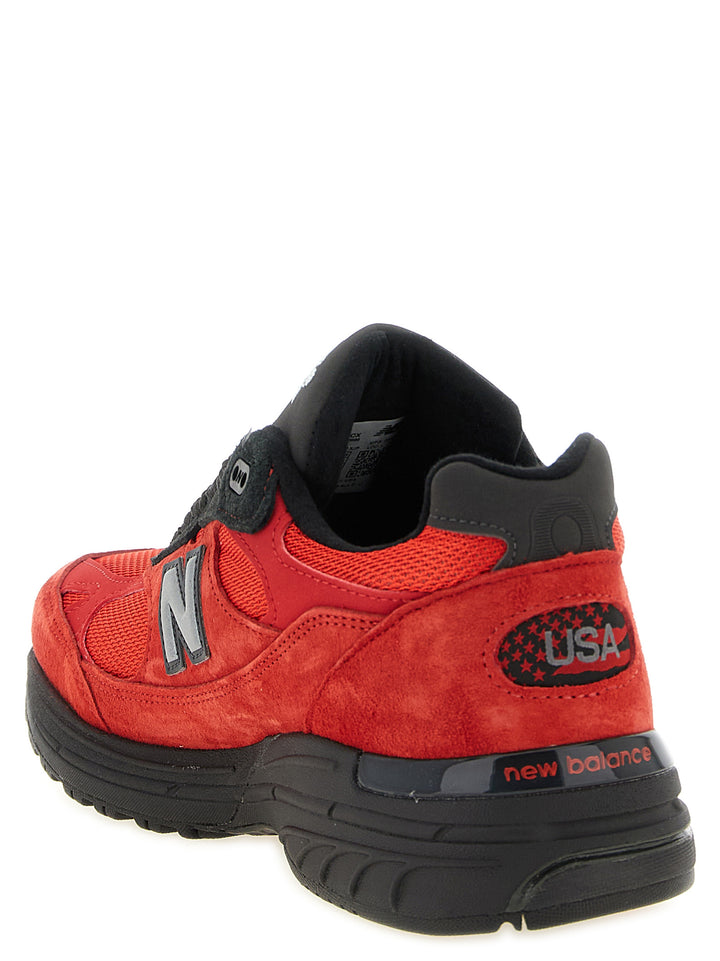 New Balance Made In Usa 993 Sneakers - Red | e56f3f32e760bac0158cf3c2133d4cf269f3caa2
