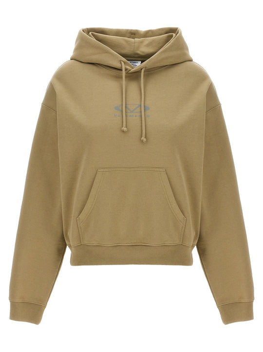 Oval Logo Sweatshirt Beige