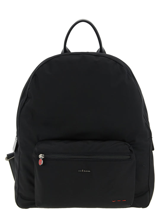 Nylon Backpack Backpacks & Travels Black