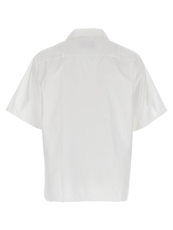 Prada Striped Shirt Shirt and Blouse - White | b690a15b27446c07bf804c2653cb31d399595ad3