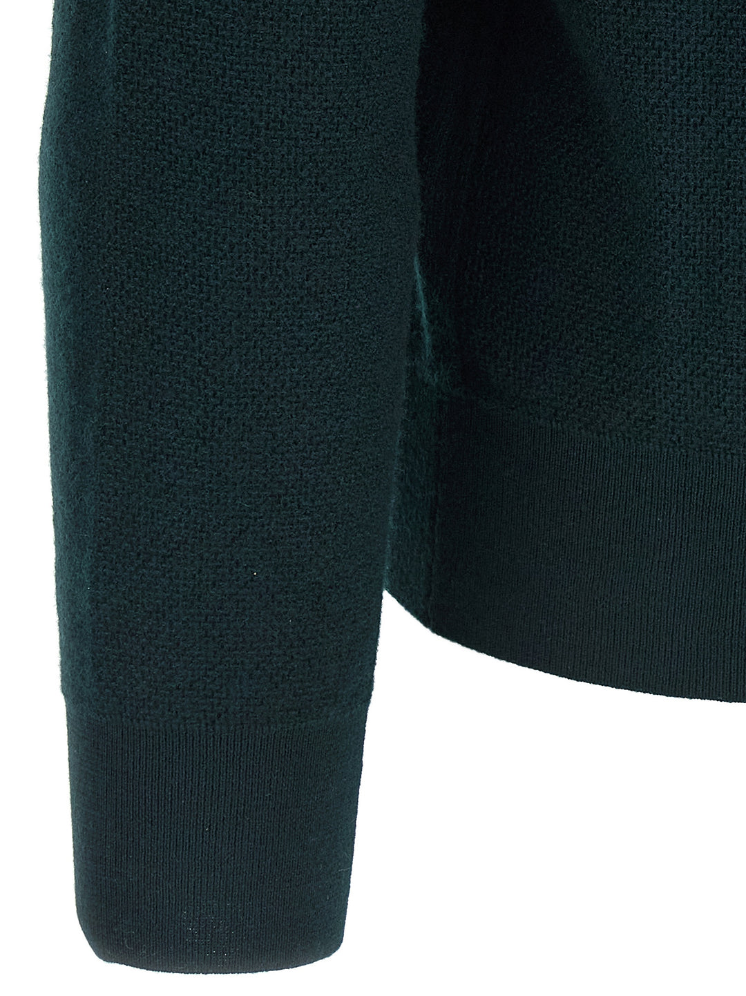Zegna Oasi Cashmere Polo - Green | 46aa49a613386da85221168915dfe9f97669e5cb