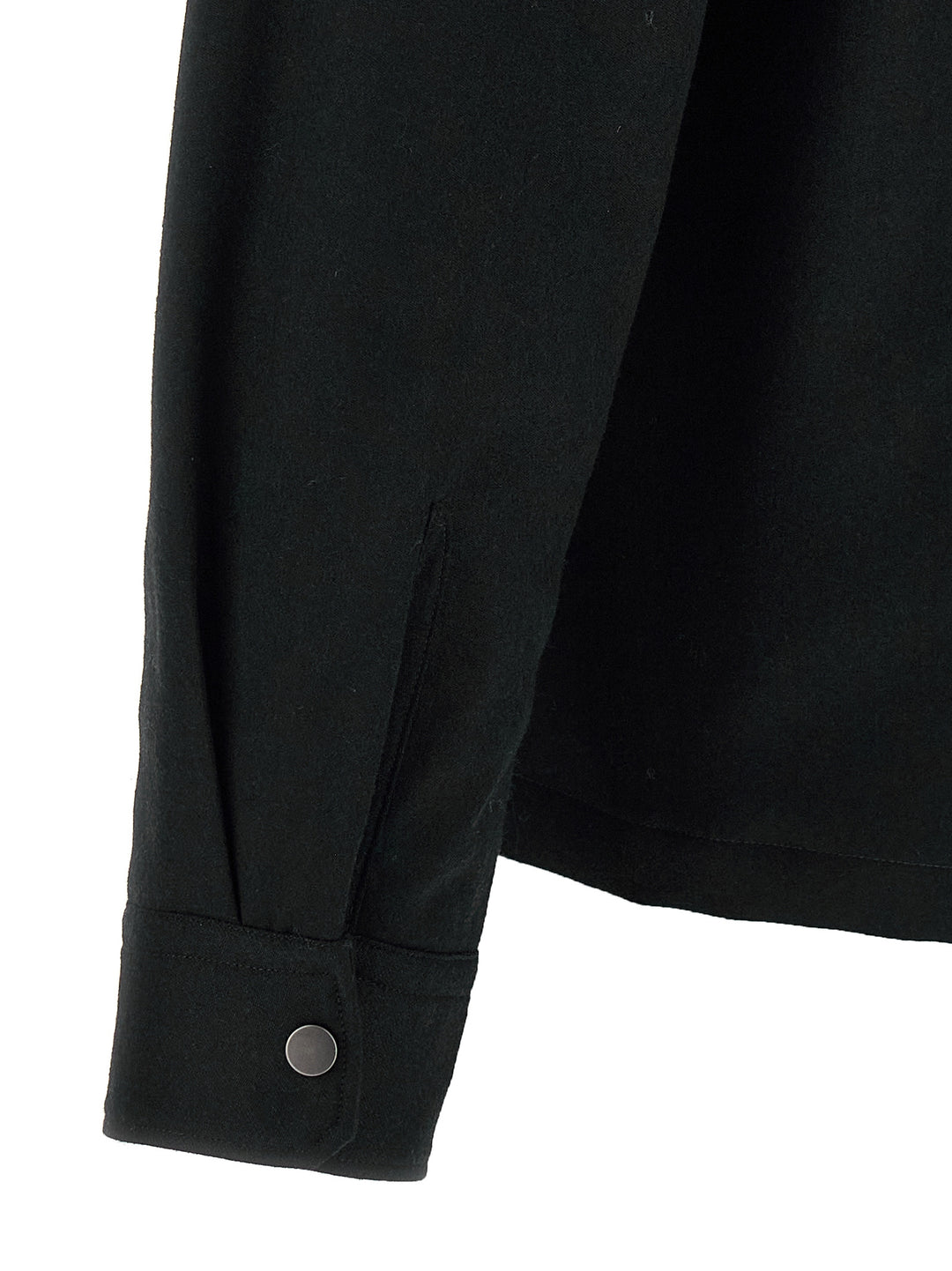 Zegna Techmerino Overshirt Shirt and Blouse - Black | 6c344ecdc561cc81dd846dd40727bbfd37b7dbd3