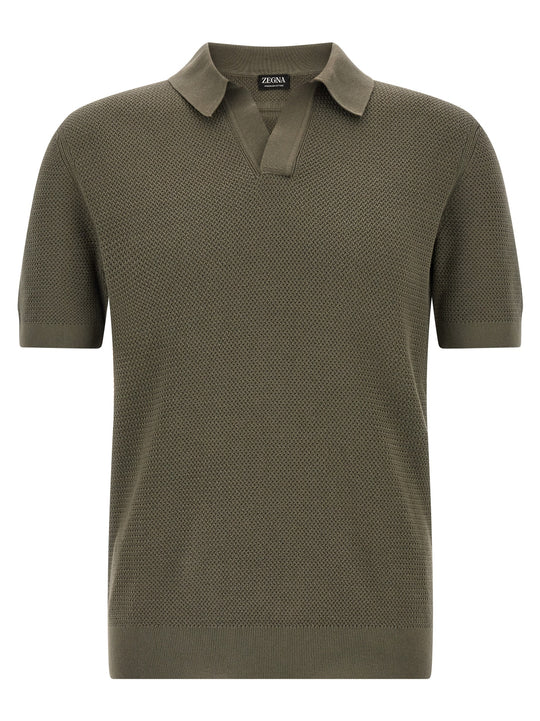 Premium Cotton Shirt Polo Gray