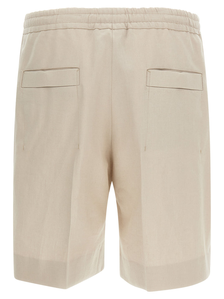 Zegna Linen Bermuda Shorts Bermuda and Short - Beige | 92046aba0bb5fa3b251ccab9a9d8d923c77897d8