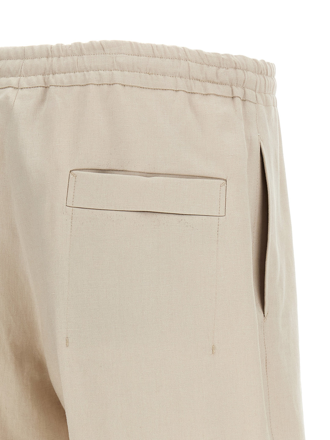 Zegna Linen Bermuda Shorts Bermuda and Short - Beige | 790c5697498f70eb335dcaa90defad77bbef0077