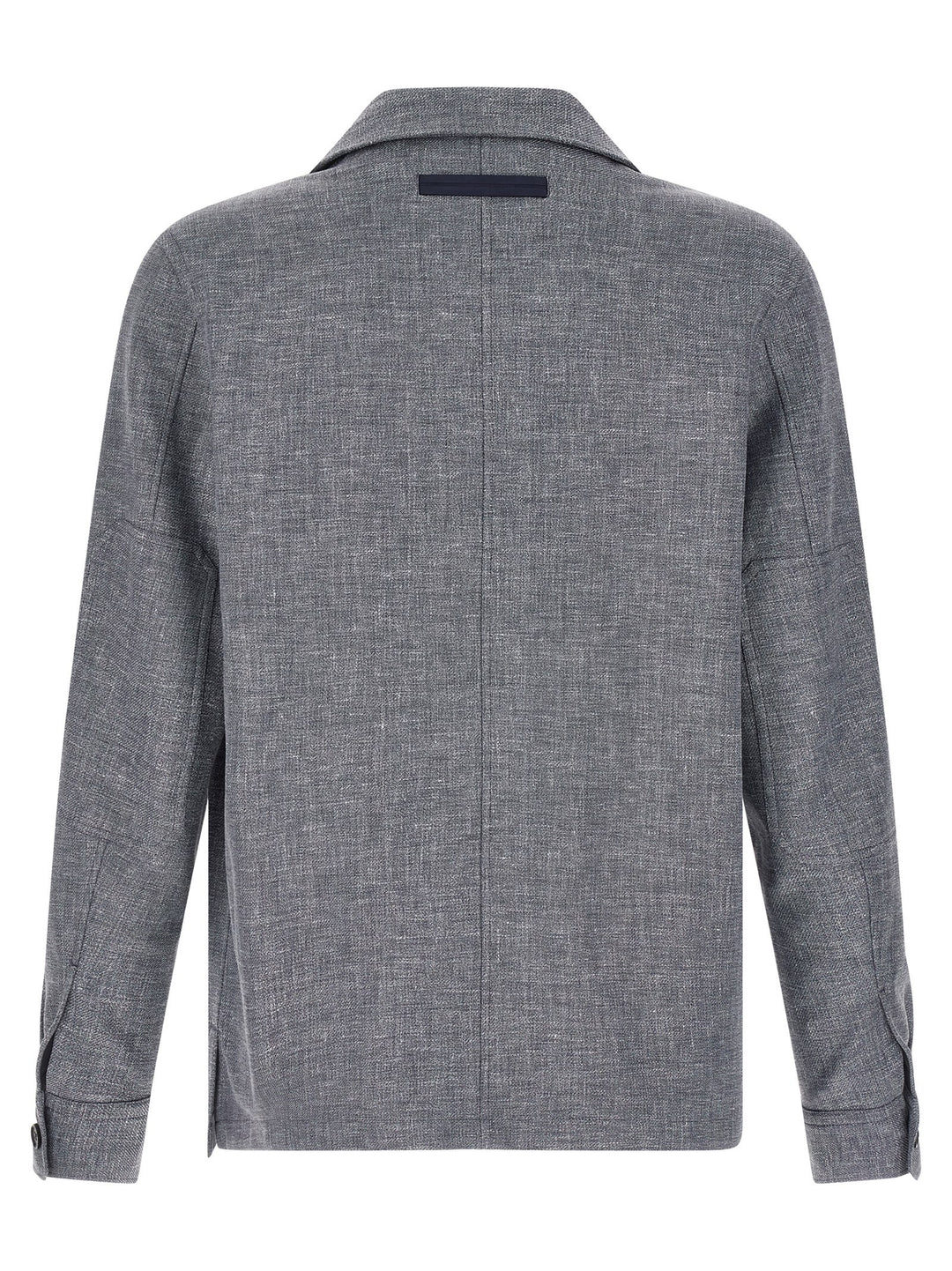 Zegna Crossover Shirt and Blouse - Blue | 9a82c141ff363851bc70bcd5ddaad28adba52127