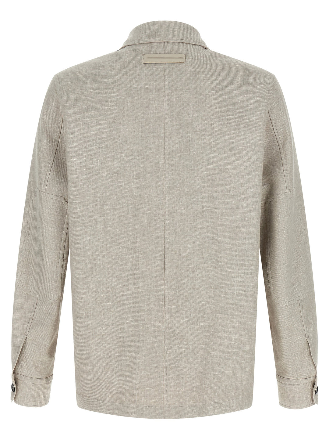 Zegna Crossover Shirt and Blouse - Gray | b1c751920b429c0076b431f4b1259bd3029a767e