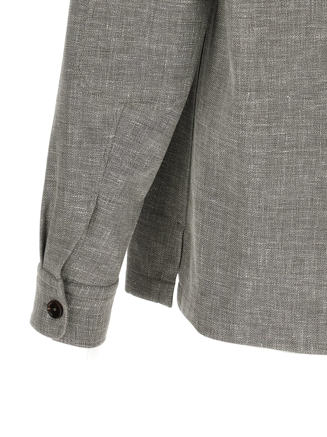 Zegna Crossover Shirt and Blouse - Beige | 72ed96481f35fda51d37d84b286a0bf67b805425