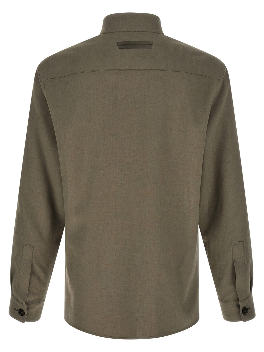 Zegna Oasi Lino Shirt and Blouse - Gray | e5c3ffc7cee5c6a60108425005da9cedd1ea2bfe
