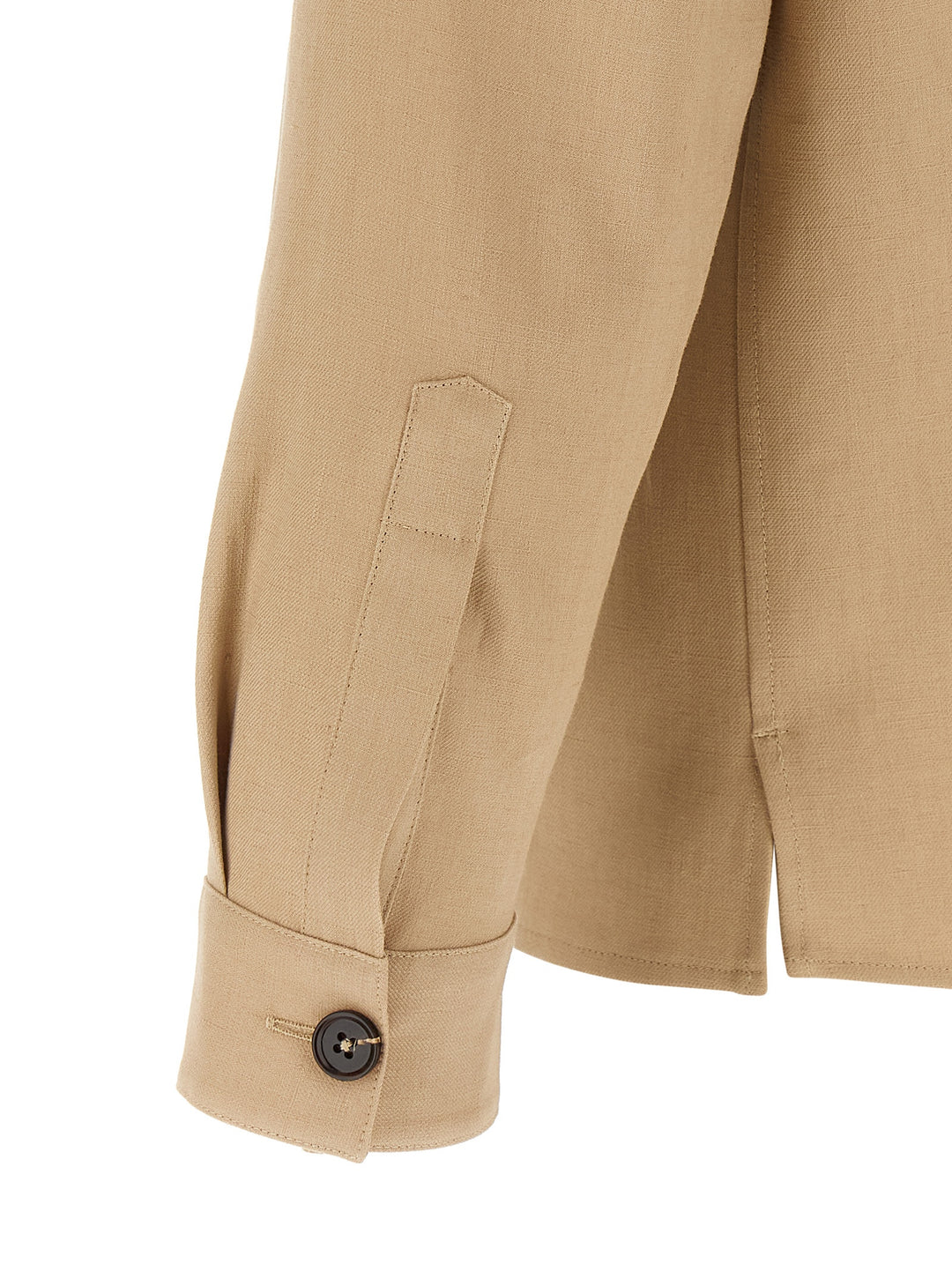 Zegna Oasi Lino Shirt and Blouse - Beige | 2d6615b4806961a13d3fb3424af03b79b37ae76f