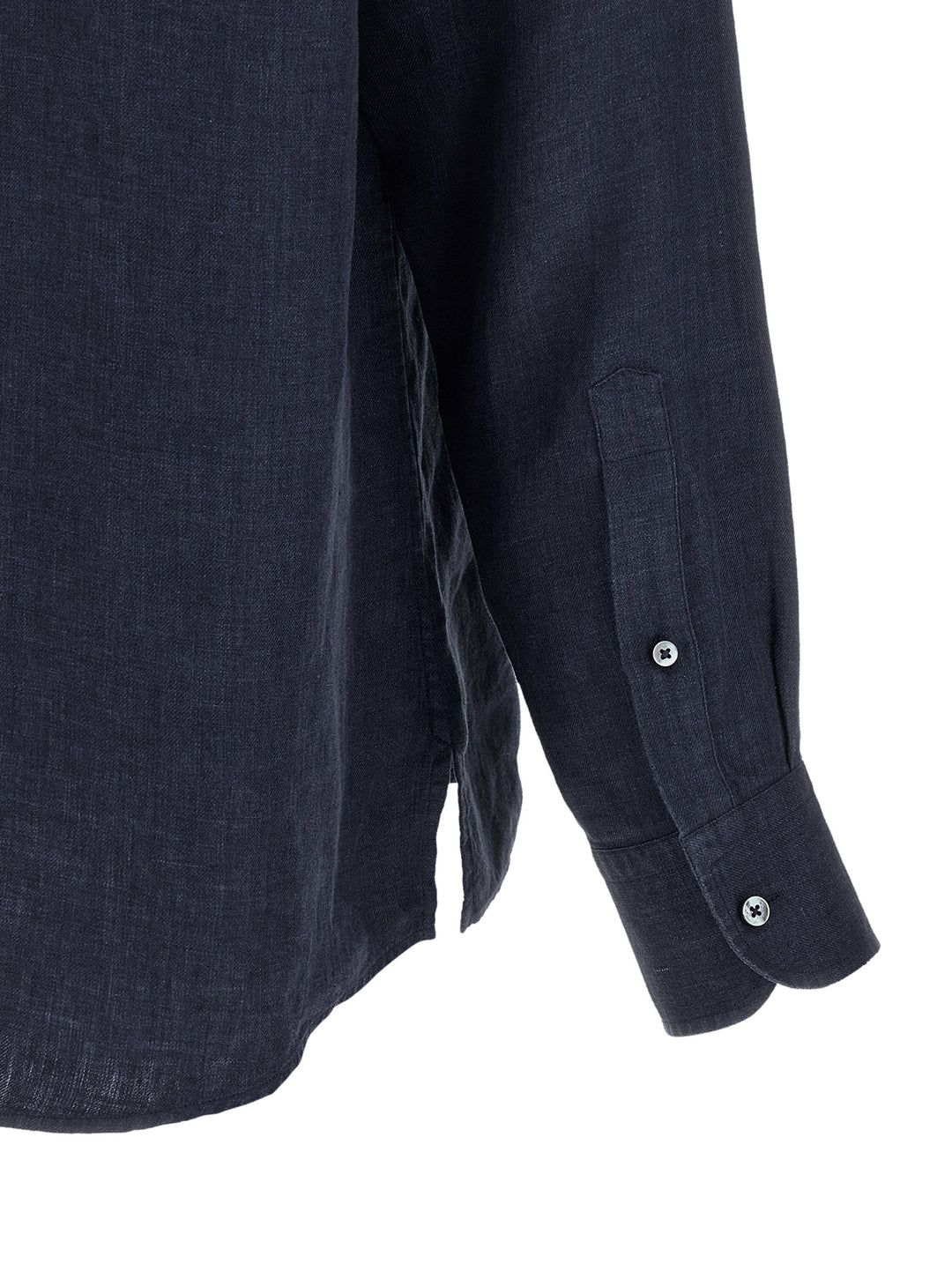Zegna Oasi Lino Polo - Blue | 5935481fae9c27b7a3628c01f784803c6d49ac98