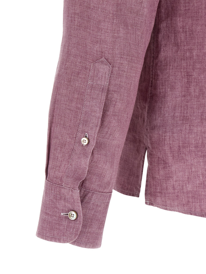 Zegna Oasi Lino Polo - Pink | 38e401a2a5ef007955acd99ce79d826da7015242