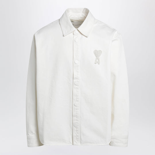 Cream Ami De Coeur Shirt By Ami Paris