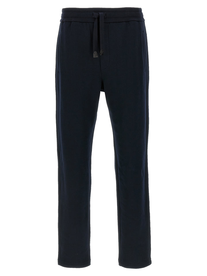Brioni Cotton Joggers Pants - Blue | 07cbc1531a40b2e55facb3c89191db020f4f8a5f