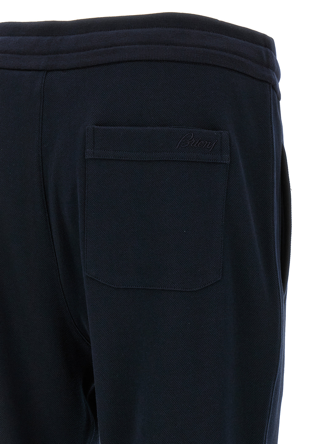 Brioni Cotton Joggers Pants - Blue | 71661be79f2e76a7785109419d868f6bfc82de5c
