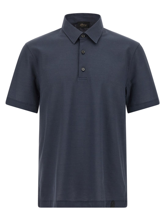 Cotton Shirt Polo Blue