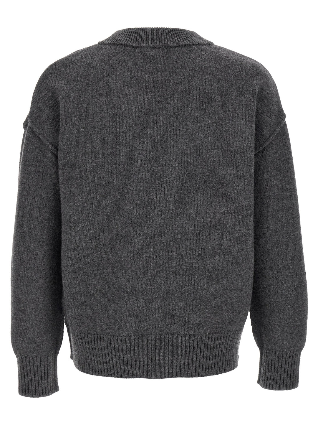 Ami Paris Ami De Coeur Sweaters and Cardigans - Gray | 7c365aadcbc0b925a885786cee93cd1594f951c1