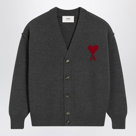 Grey Ami De Coeur Wool Cardigan