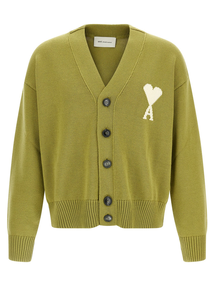Ami Paris Ami De Coeur Sweaters and Cardigans - Green | 7cd4fa2b9ee33f2fee025782ba34b5886d9b9093