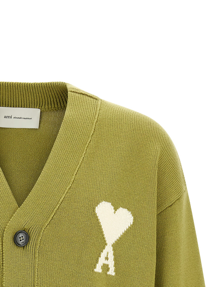 Ami Paris Ami De Coeur Sweaters and Cardigans - Green | a1a94c01b517845a7fd43bcbd4ccaa367be40d53