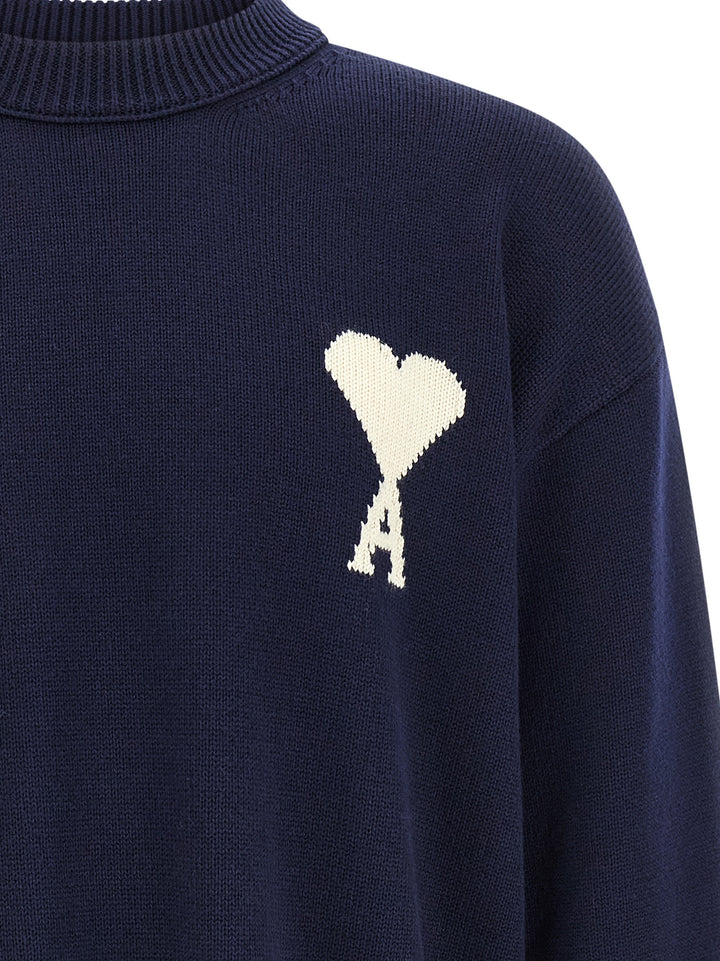 Ami Paris Ami De Coeur Sweaters and Cardigans - Blue | 861fb41da12a6f3fab573d894e13641d89f340cf