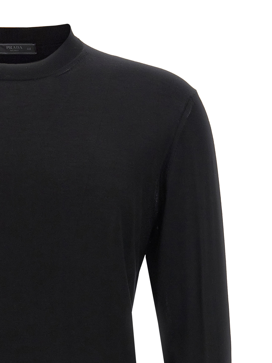 Prada Silk Sweater Sweaters and Cardigans - Black | 70477d59406dc457b0132c9b371c40b895c071a7