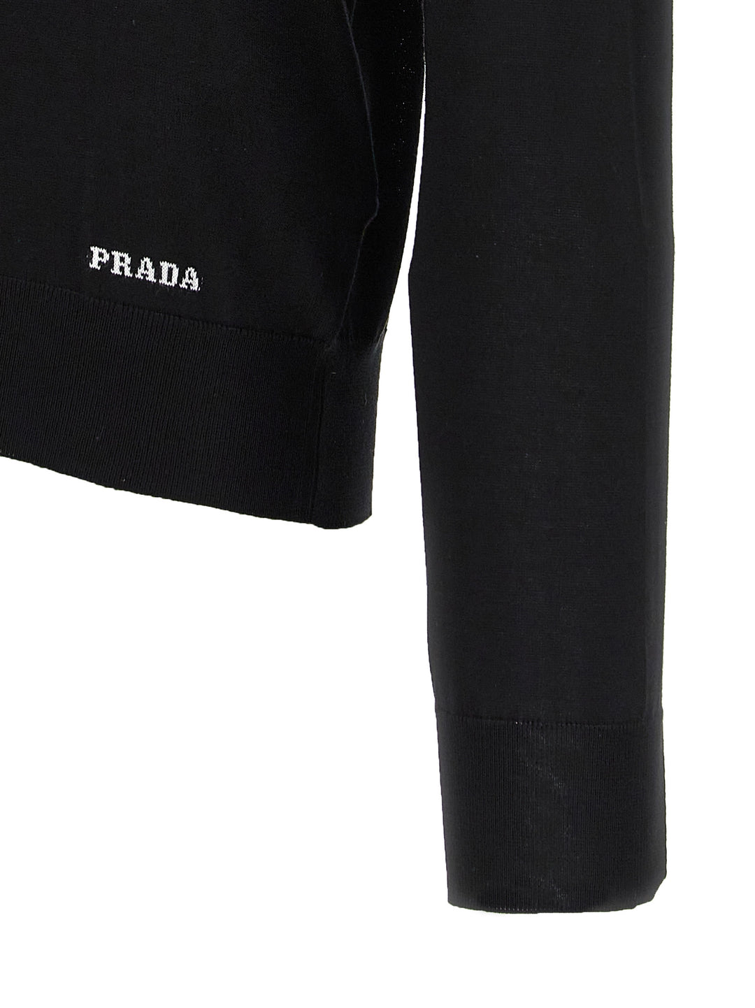 Prada Silk Sweater Sweaters and Cardigans - Black | b328a8e0bf5b39b63fecbb239d81ad0d532ed266