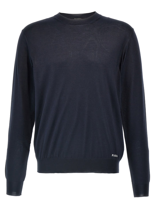 Silk Sweater Sweaters And Cardigans Blue