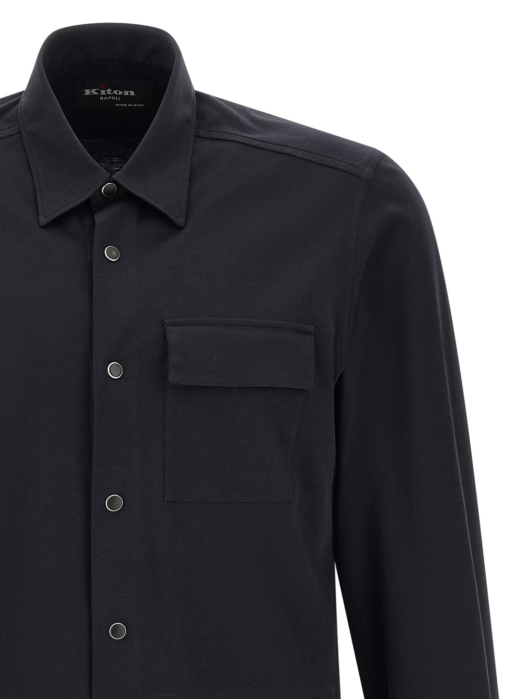 Kiton Buba Shirt and Blouse - Blue | a81f9e85007d036284f49bc8bb12de10b20987e4