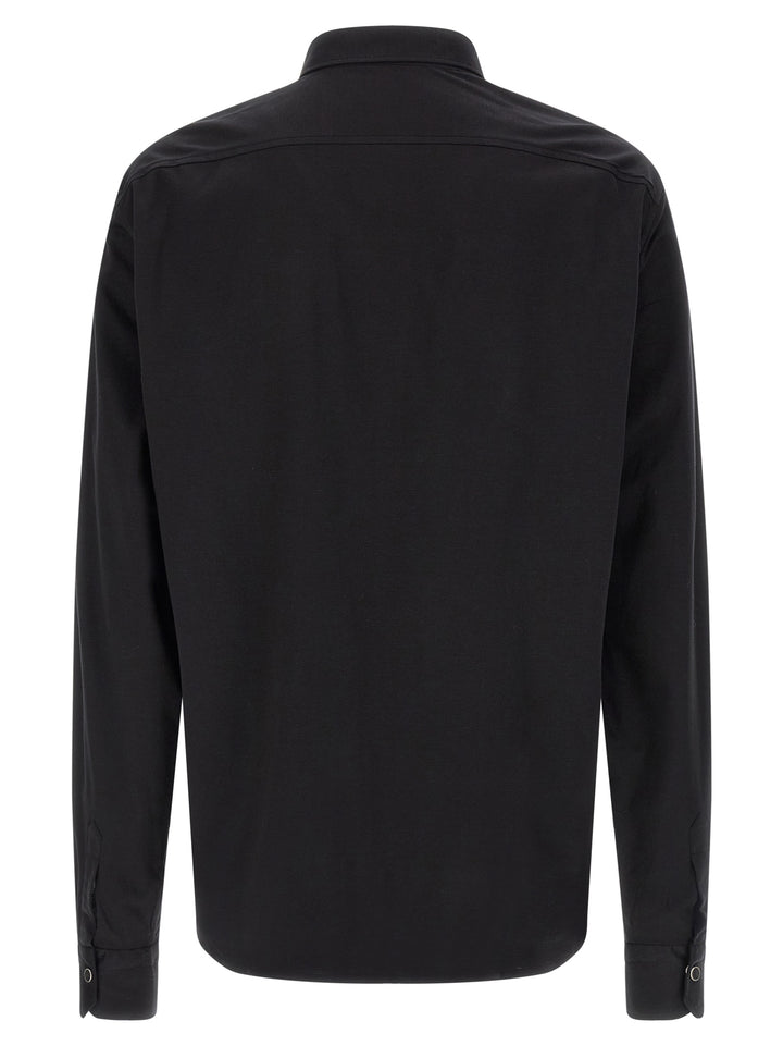 Kiton Buba Shirt and Blouse - Black | bd557d84e13da006bbdc147e78ff8cd56eb6a7eb