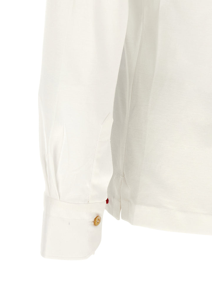 Kiton Positano Polo - White | 58494fd54b615aaeb337f24128d7ef24dff7e289
