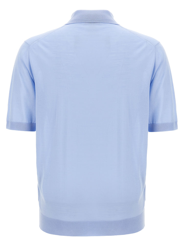 Prada Wool  Shirt Polo - Light Blue | e2249022647d7f0e8e1248c6d0317dab20609857