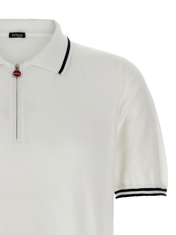 Kiton Ciro Polo - White | fac51983e67f170984339364fde2701b5cc19fa2