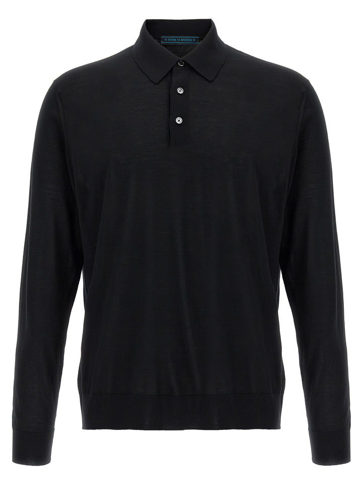 Kiton Ciro Polo - Black | b96f693f5419e682c09f083d550a303013b4b449