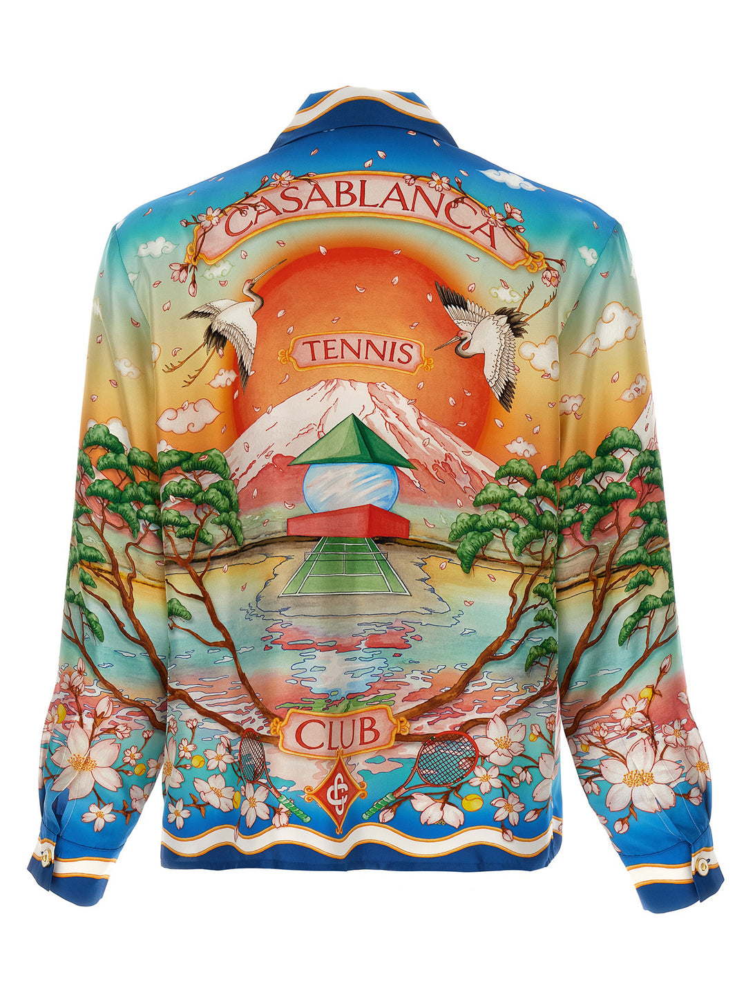 Casablanca Cuban Collar Tennis Club Shirt and Blouse - Multicolor | 6ceaa681f0cc73734b158d69ec8d57a7069da701