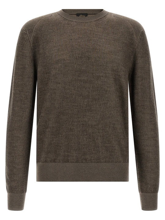 Vanisé Weave Sweater Sweaters And Cardigans Brown